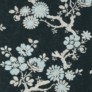 Claudette Charcoal T10814 By Thibaut Wallpaper