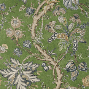 Chatelain Green T10844 by Thibaut Wallpaper