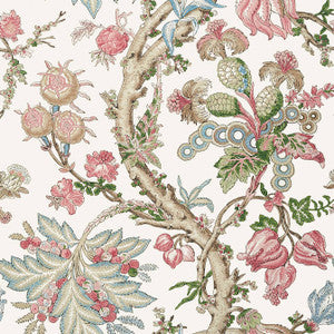 Chatelain Pink T10848 by Thibaut Wallpaper