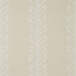 Evia Light Taupe and White T10905 by Thibaut Wallpaper