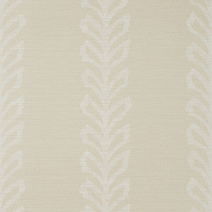 Evia Light Taupe and White T10905 by Thibaut Wallpaper