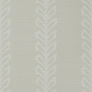 Evia Grey and White T10906 by Thibaut Wallpaper