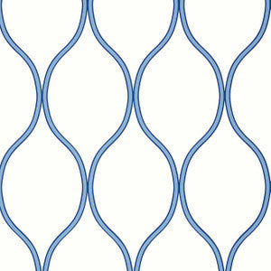 Camber Blue T11044 by Thibaut Wallpaper