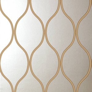 Camber Silver T11045 by Thibaut Wallpaper