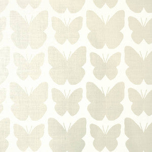 Aldora Pearl on White T11048 by Thibaut Wallpaper
