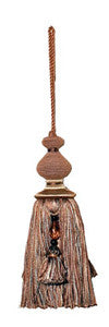 T1111 KEY TASSEL SPOT.ROBIN EGG KEY TASSEL by RM CoCo Fabric