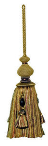 T1111 KEY TASSEL MOCHA THYME KEY TASSEL by RM CoCo Fabric