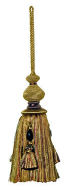 T1111 KEY TASSEL MOCHA THYME KEY TASSEL by RM CoCo Fabric