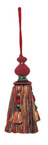 T1111 KEY TASSEL CABERNET KEY TASSEL by RM CoCo Fabric