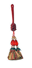 T1112 CUSH.TASSEL CABERNET CUSHION TASSEL by RM CoCo Fabric