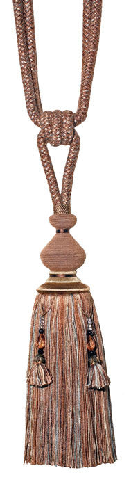 T1113 BEAD TIEBACK SPOT ROBINS EGG BEAD TIE by RM CoCo Fabric