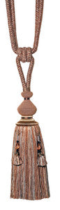 T1113 BEAD TIEBACK SPOT ROBINS EGG BEAD TIE by RM CoCo Fabric