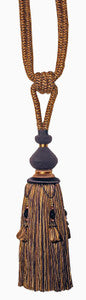 T1113 BEAD TIEBACK EBONY BEADED TIEBACK by RM CoCo Fabric
