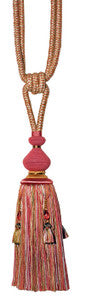 T1113 BEAD TIEBACK FESTIVALE BEADED TIEBACK by RM CoCo Fabric