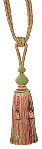 T1113 BEAD TIEBACK SPRINGTIME BEADED TIEBACK by RM CoCo Fabric
