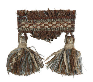 T1114 TASSEL FRINGE SPOT ROBINS EGG TASSEL FR by RM CoCo Fabric