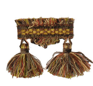 T1114 TASSEL FRINGE UMBER TASSEL FRINGE by RM CoCo Fabric