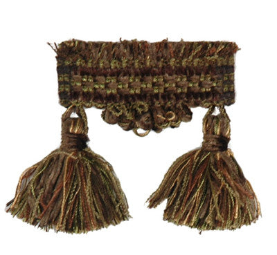 T1114 TASSEL FRINGE MOCHA THYME TASSEL FRINGE by RM CoCo Fabric
