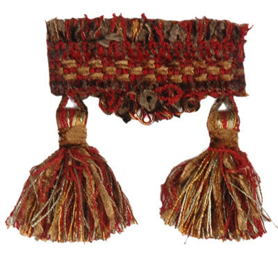 T1114 TASSEL FRINGE MERLOT TASSEL FRINGE by RM CoCo Fabric