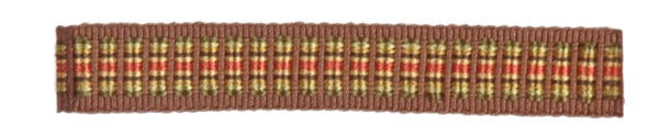 T1116 FLAT TAPE UMBER FLAT TAPE by RM CoCo Fabric