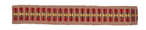 T1116 FLAT TAPE MERLOT FLAT TAPE by RM CoCo Fabric