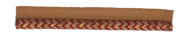 T1118 BRAIDED LIPCO MERLOT BRAIDED LIPCORD by RM CoCo Fabric