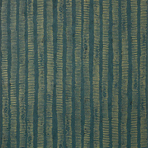 Cork Forest Peacock Blue T12817 By Thibaut Wallpaper