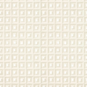 Square Dance Beige T12847 by Thibaut Wallpaper
