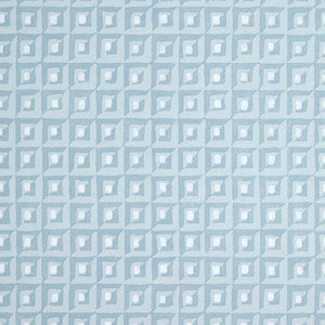 Square Dance Light Blue T12849 by Thibaut Wallpaper