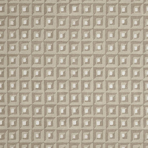 Square Dance Taupe T12850 by Thibaut Wallpaper