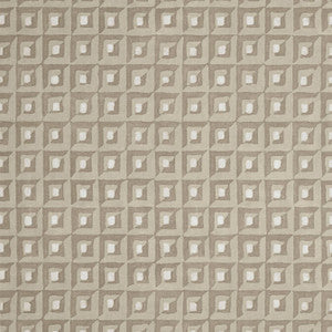 Square Dance Taupe T12850 by Thibaut Wallpaper