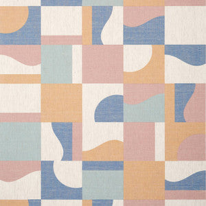Colored Blocks Multi T12857 by Thibaut Wallpaper