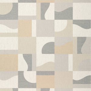 Colored Blocks Beige T12858 by Thibaut Wallpaper
