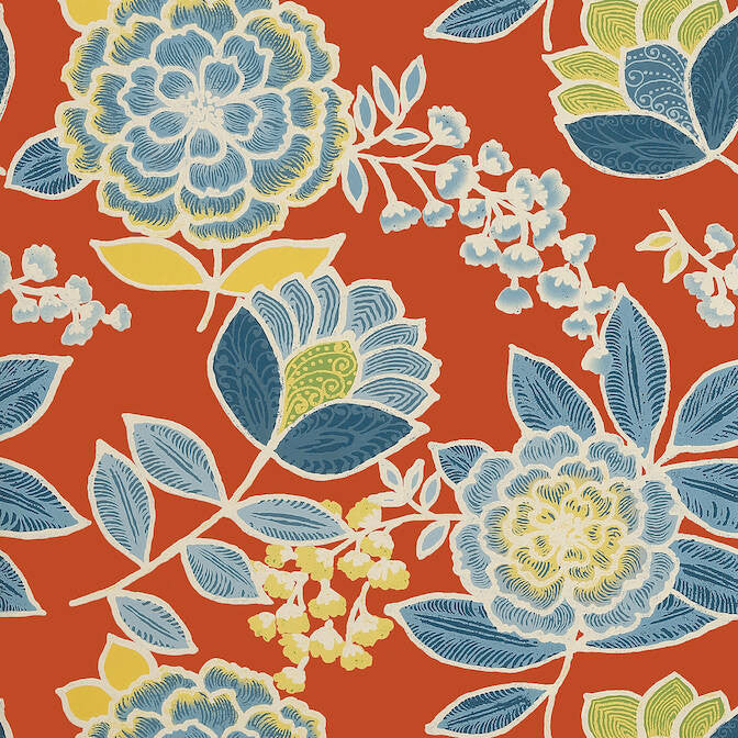 Sulu Coral T13008 by Thibaut Wallpaper Thibaut Wallpaper Sulu Coral T13008Wallpaper Monterey Wallpaper U.S.A. </p><p>Repeat: V: 25.25 27 - Fabric Carolina -