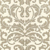FROTTOLA - Metallic on White by Thibaut Wallpaper
