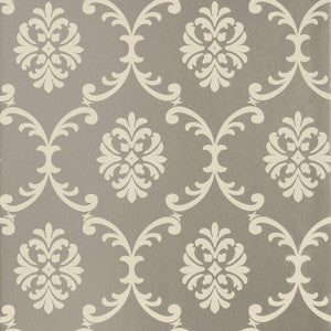 Bastille Metallic Silver T13035 by Thibaut Wallpaper