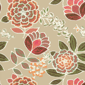 Sulu Beige T13041 by Thibaut Wallpaper