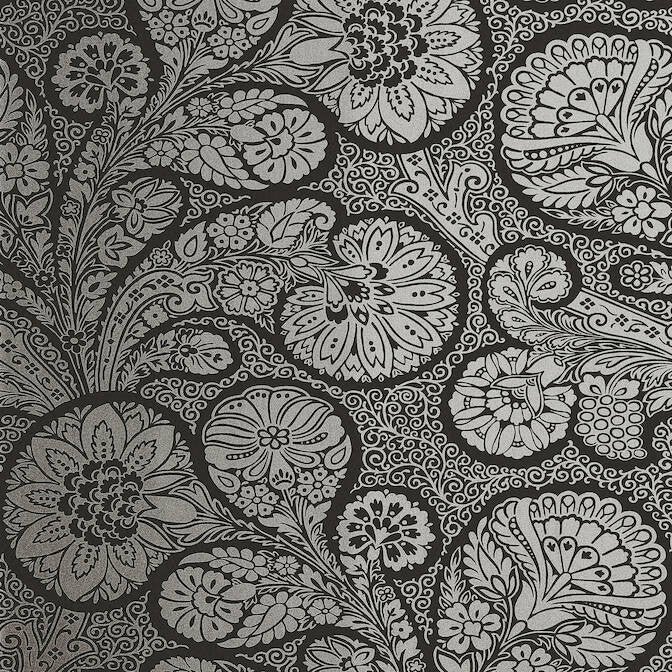 Troubadour Metallic Silver on Black T13063 by Thibaut Wallpaper Thibaut Wallpaper Troubadour Metallic Silver on Black T13063Wallpaper Monterey Wallpaper UNITED KINGDOM </p><p>Repeat: V: 36 27 - Fabric Carolina -