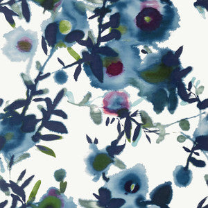 Open Spaces Blue T13083 by Thibaut Wallpaper