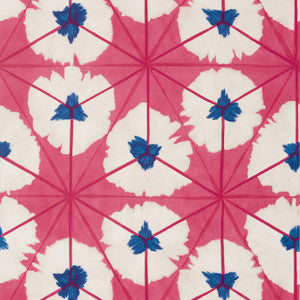 Sunburst Pink and Blue T13087 By Thibaut Wallpaper