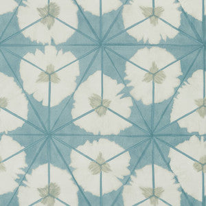 Sunburst Aqua T13091 by Thibaut Wallpaper