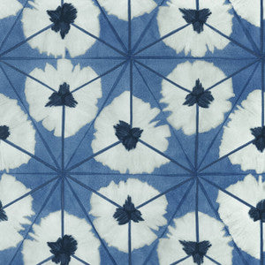 Sunburst Navy T13093 by Thibaut Wallpaper
