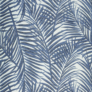 West Palm Blue and White T13121 by Thibaut Wallpaper