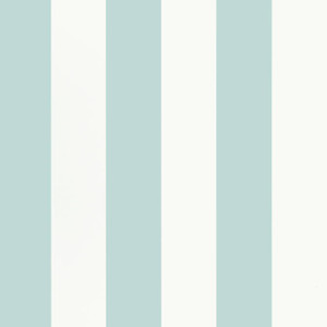 Summer Stripe Aqua T13130 by Thibaut Wallpaper