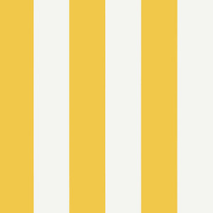 Summer Stripe Yellow T13132 by Thibaut Wallpaper