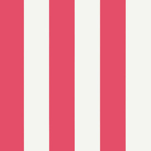 Summer Stripe Raspberry T13136 by Thibaut Wallpaper