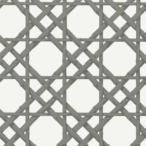 Cyrus Cane Grey T13141 by Thibaut Wallpaper