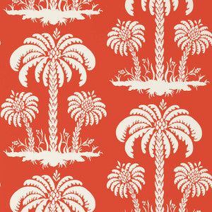 Palm Island Coral T13147 by Thibaut Wallpaper