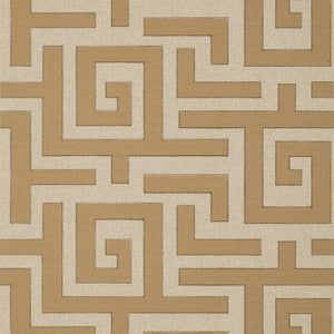 Tulum Wheat T13224 by Thibaut Wallpaper