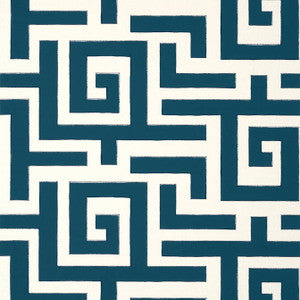 Tulum Navy T13225 by Thibaut Wallpaper
